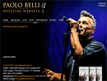 Tablet Screenshot of paolobelli.it